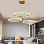 Capri 3 - Ring Crystal Chandelier - fovolighting