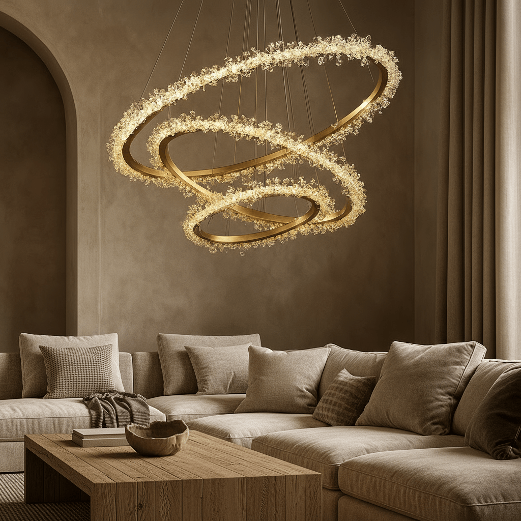 Capri 3 - Ring Modern Chandelier - fovolighting