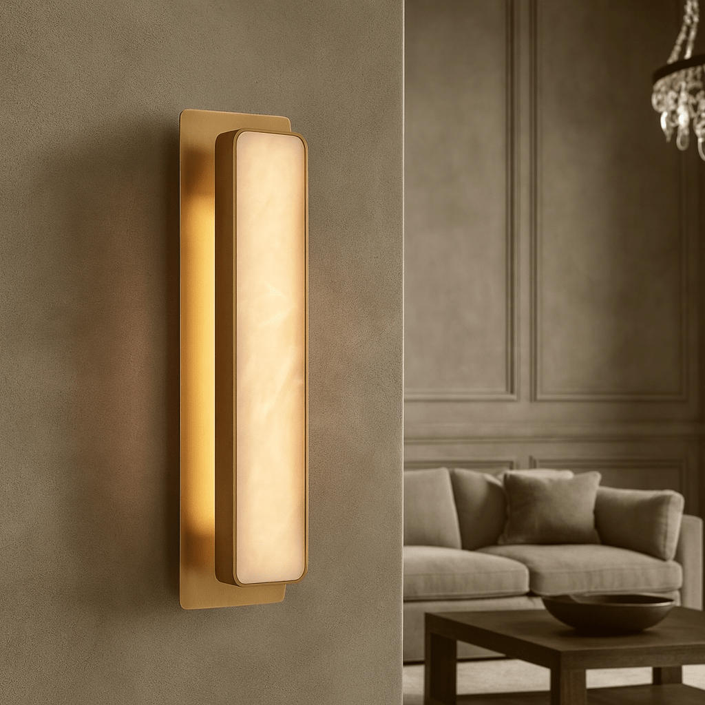 Capri Marble Wall Sconce - fovolighting
