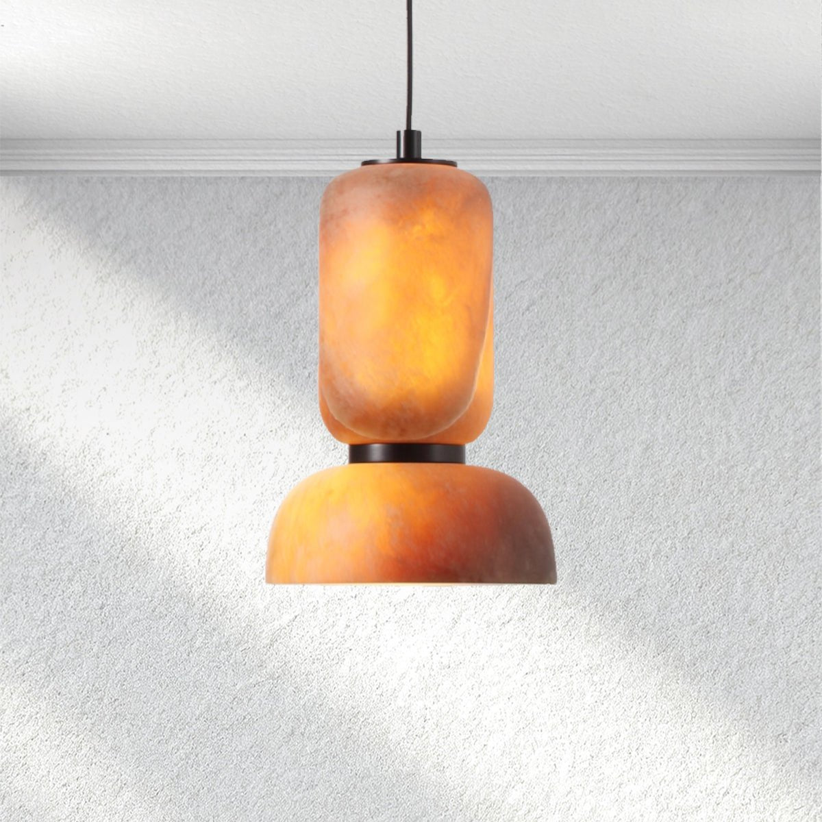 Carey Eterna Vertical Alabaster Pendant - fovolighting