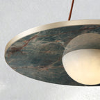 Carey FloatDisc Alabaster Pendant - fovolighting