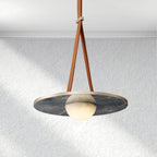Carey FloatDisc Alabaster Pendant - fovolighting
