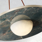 Carey FloatDisc Alabaster Pendant - fovolighting