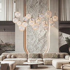 Casen Linear Chandelier 55" 65" - fovolighting