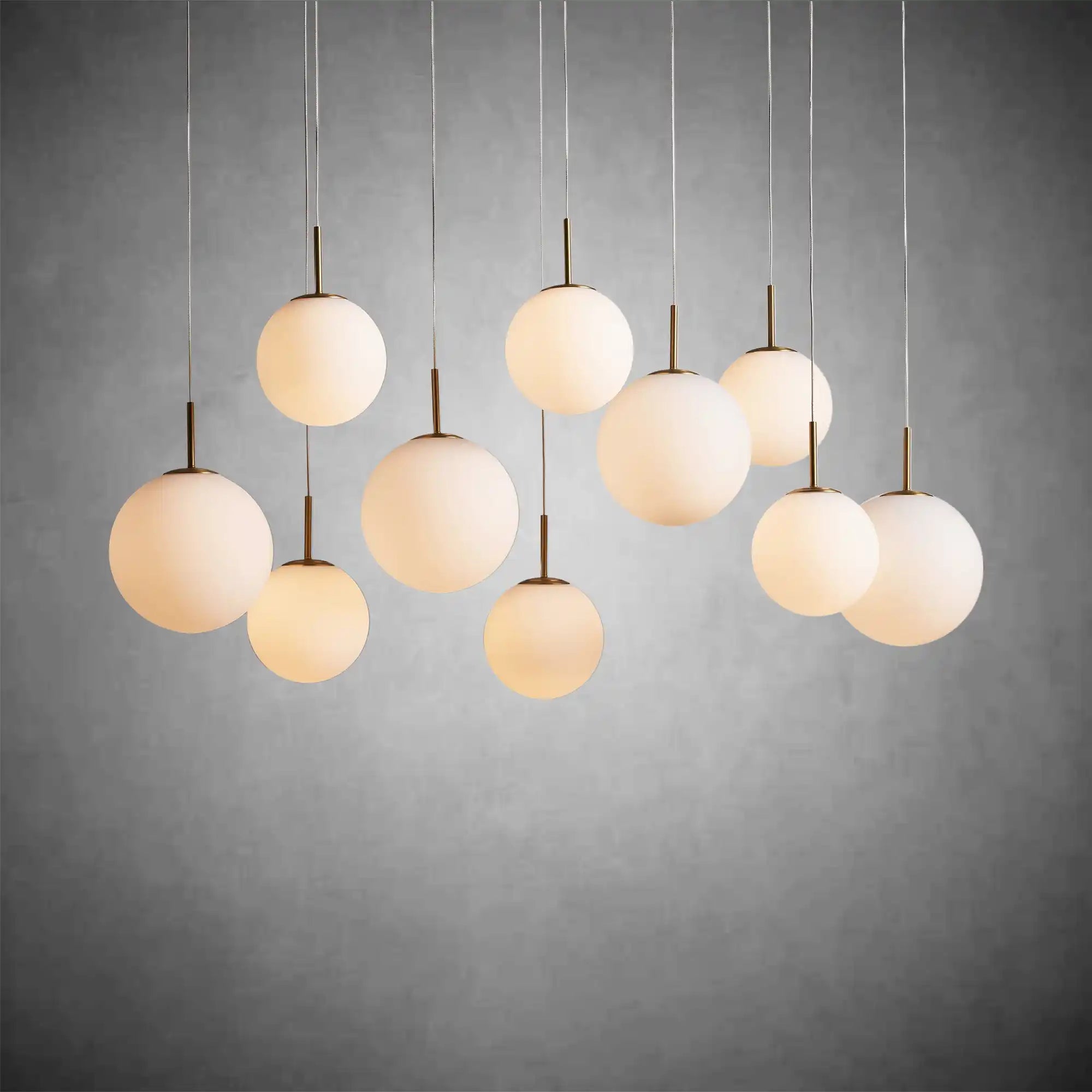 Casen Linear Chandelier 55" 65" - fovolighting