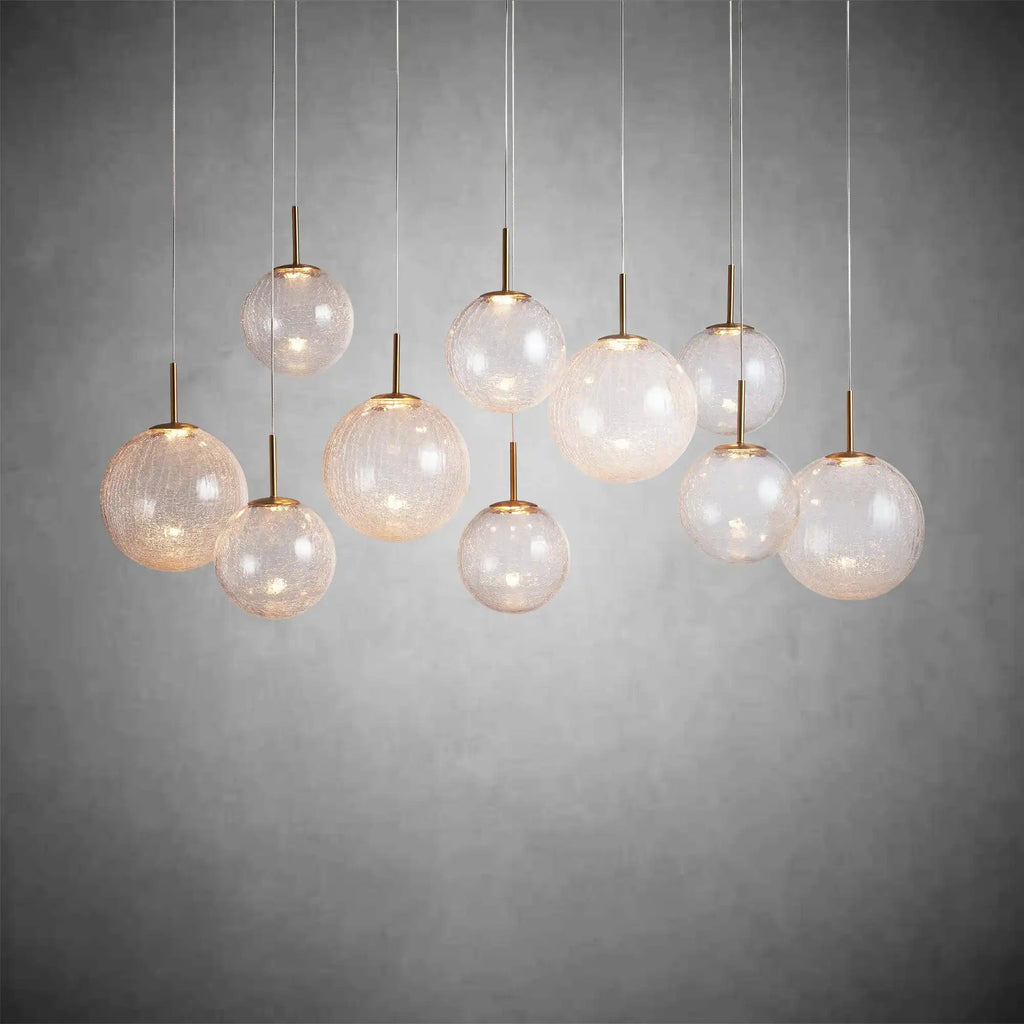Casen Linear Chandelier 55" 65" - fovolighting