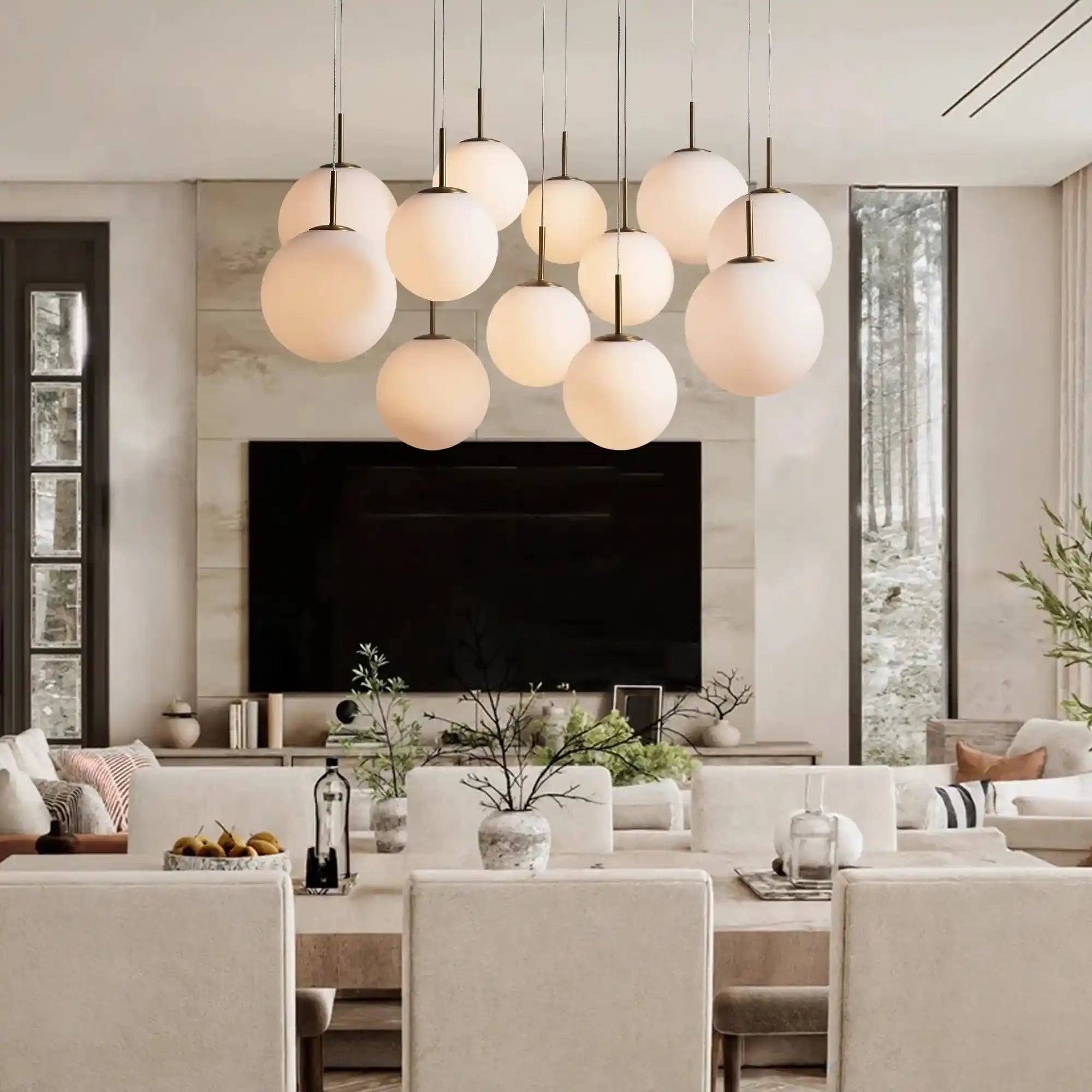 Casen Round Chandelier - fovolighting