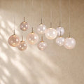 Casenin Modern Linear Chandelier - 55’’ 10-Light / Crackle