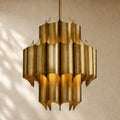 Cathedre Chandelier 24’’ - Lacquered Burnished Brass