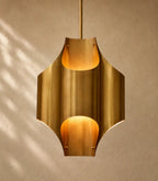 Cathedre Pendant - Lacquered Burnished Brass