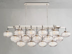 Cebret Glass Linear Chandelier - fovolighting