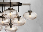 Cebret Glass Linear Chandelier - fovolighting