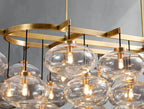 Cebret Glass Linear Chandelier - fovolighting