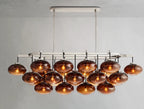 Cebret Glass Linear Chandelier - fovolighting