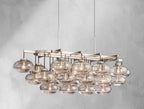 Cebret Glass Linear Chandelier - fovolighting