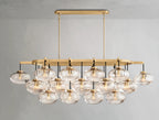 Cebret Glass Linear Chandelier - fovolighting