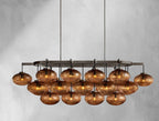 Cebret Glass Linear Chandelier - fovolighting