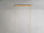 Cebret Glass Linear Chandelier - fovolighting
