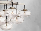 Cebret Glass Linear Chandelier - fovolighting