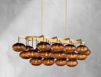 Cebret Glass Linear Chandelier - fovolighting