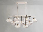 Cebret Glass Linear Chandelier - fovolighting