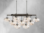 Cebret Glass Linear Chandelier - fovolighting