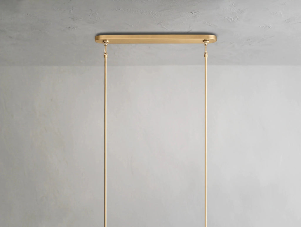 Cebret Glass Linear Chandelier - fovolighting