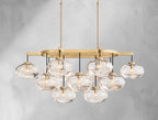 Cebret Glass Linear Chandelier - fovolighting