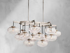 Cebret Glass Linear Chandelier - fovolighting