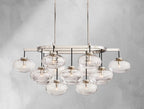 Cebret Glass Linear Chandelier - fovolighting