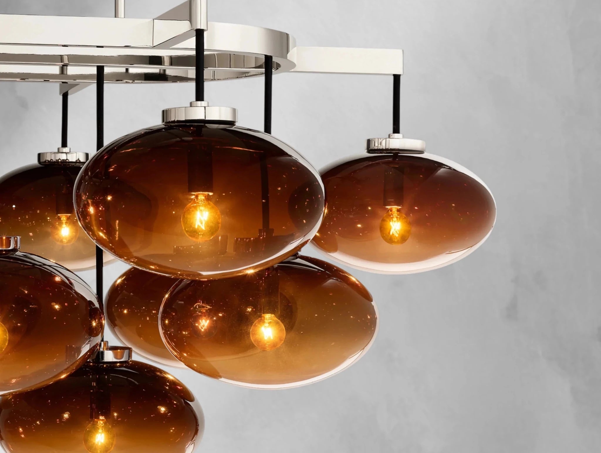 Cebret Glass Linear Chandelier - fovolighting
