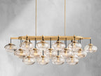 Cebret Glass Linear Chandelier - fovolighting