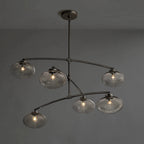 Cebret Glass Mobile Round Chandelier - fovolighting