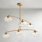 Cebret Glass Mobile Round Chandelier - fovolighting
