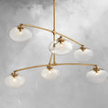 Cebret Glass Mobile Round Chandelier - fovolighting