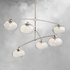 Cebret Glass Mobile Round Chandelier - fovolighting