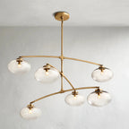 Cebret Glass Mobile Round Chandelier - fovolighting
