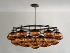 Cebret Glass Round Chandelier - fovolighting