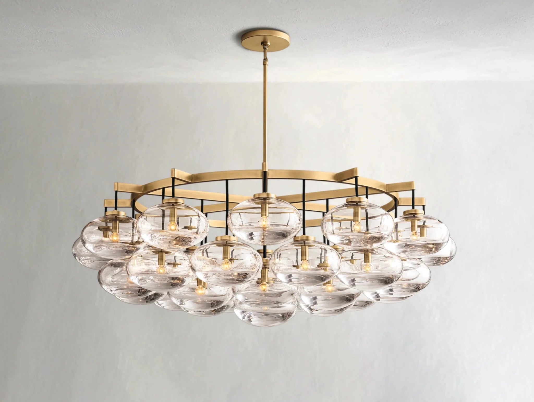 Cebret Glass Round Chandelier - fovolighting