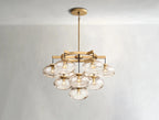 Cebret Glass Round Chandelier - fovolighting