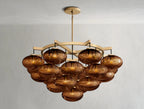 Cebret Glass Round Chandelier - fovolighting
