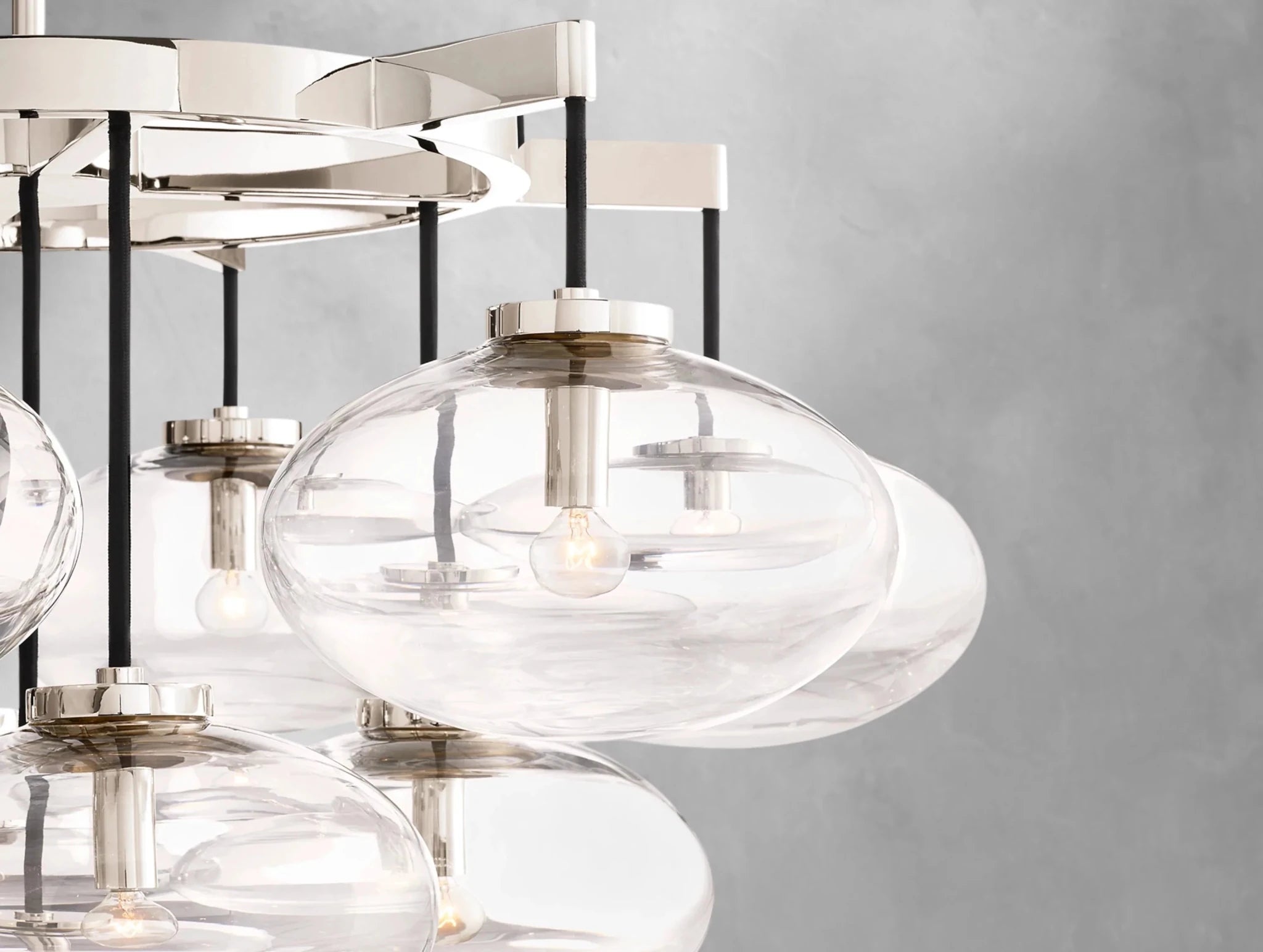 Cebret Glass Round Chandelier - fovolighting