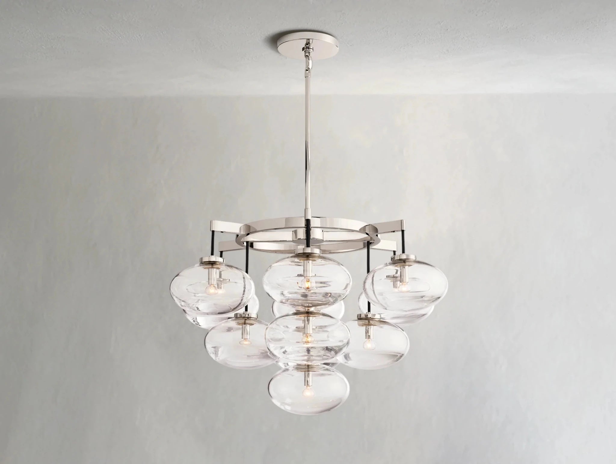 Cebret Glass Round Chandelier - fovolighting