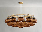 Cebret Glass Round Chandelier - fovolighting