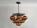 Cebret Glass Round Chandelier - fovolighting