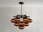 Cebret Glass Round Chandelier - fovolighting