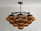 Cebret Glass Round Chandelier - fovolighting