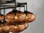 Cebret Glass Round Chandelier - fovolighting