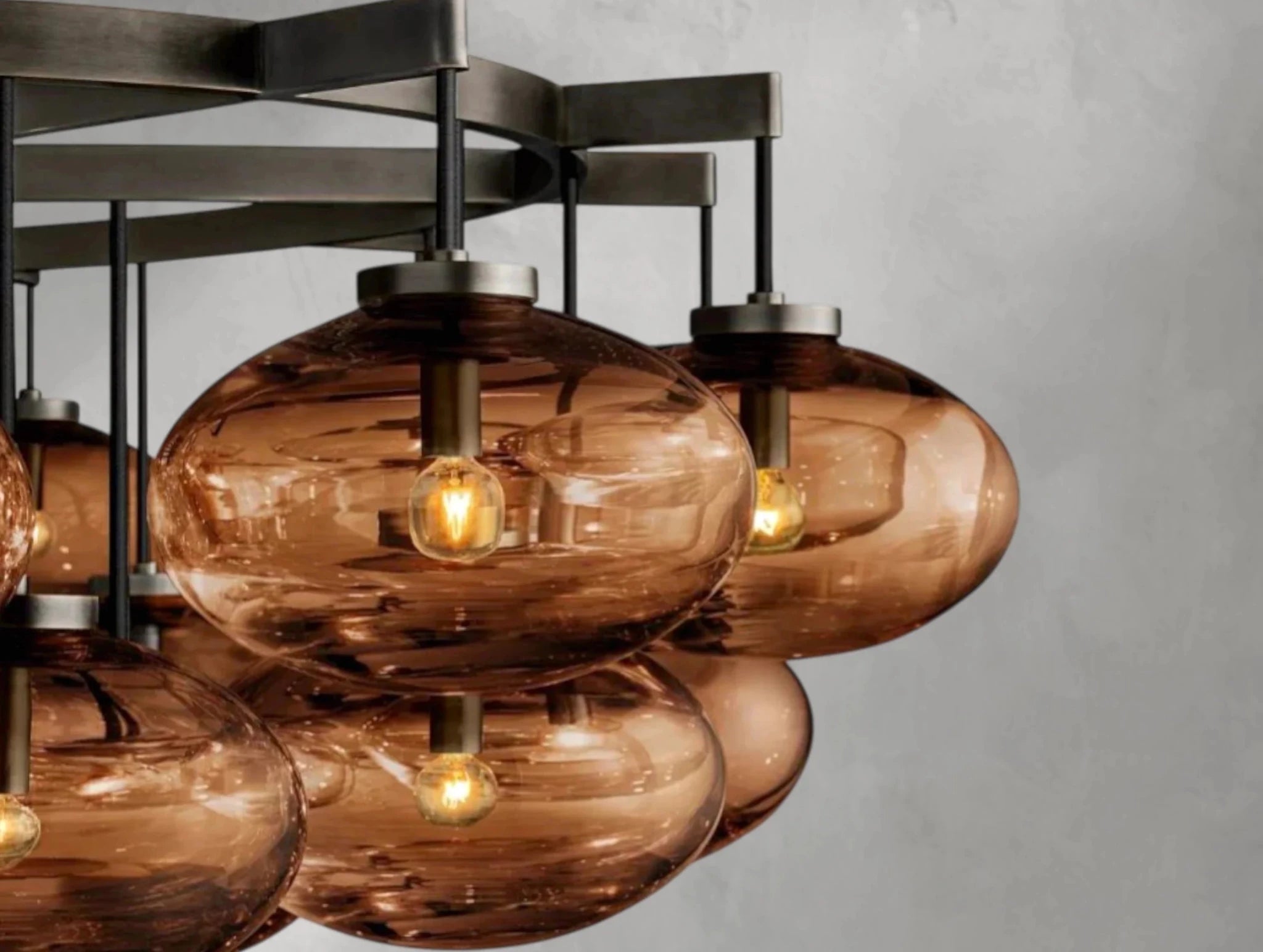 Cebret Glass Round Chandelier - fovolighting