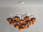 Cebret Glass Round Chandelier - fovolighting